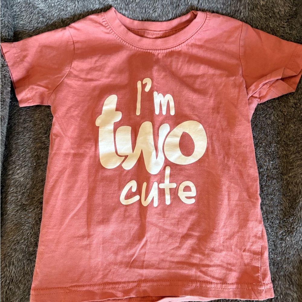 Charming Kids T-Shirt - Coral